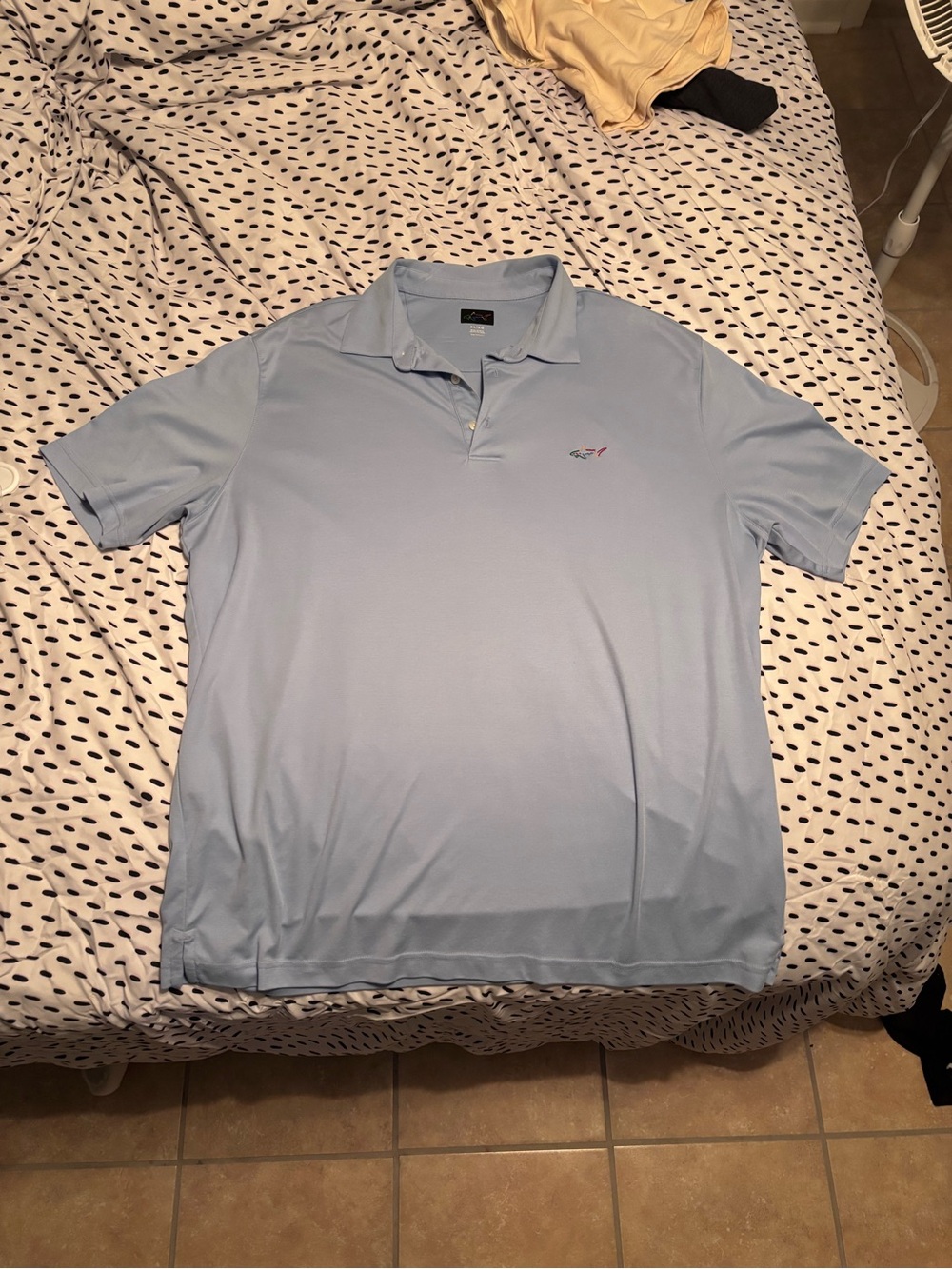 Greg Norman Collection Light Blue Men's Polo